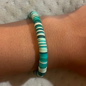 Clay bead bracelet